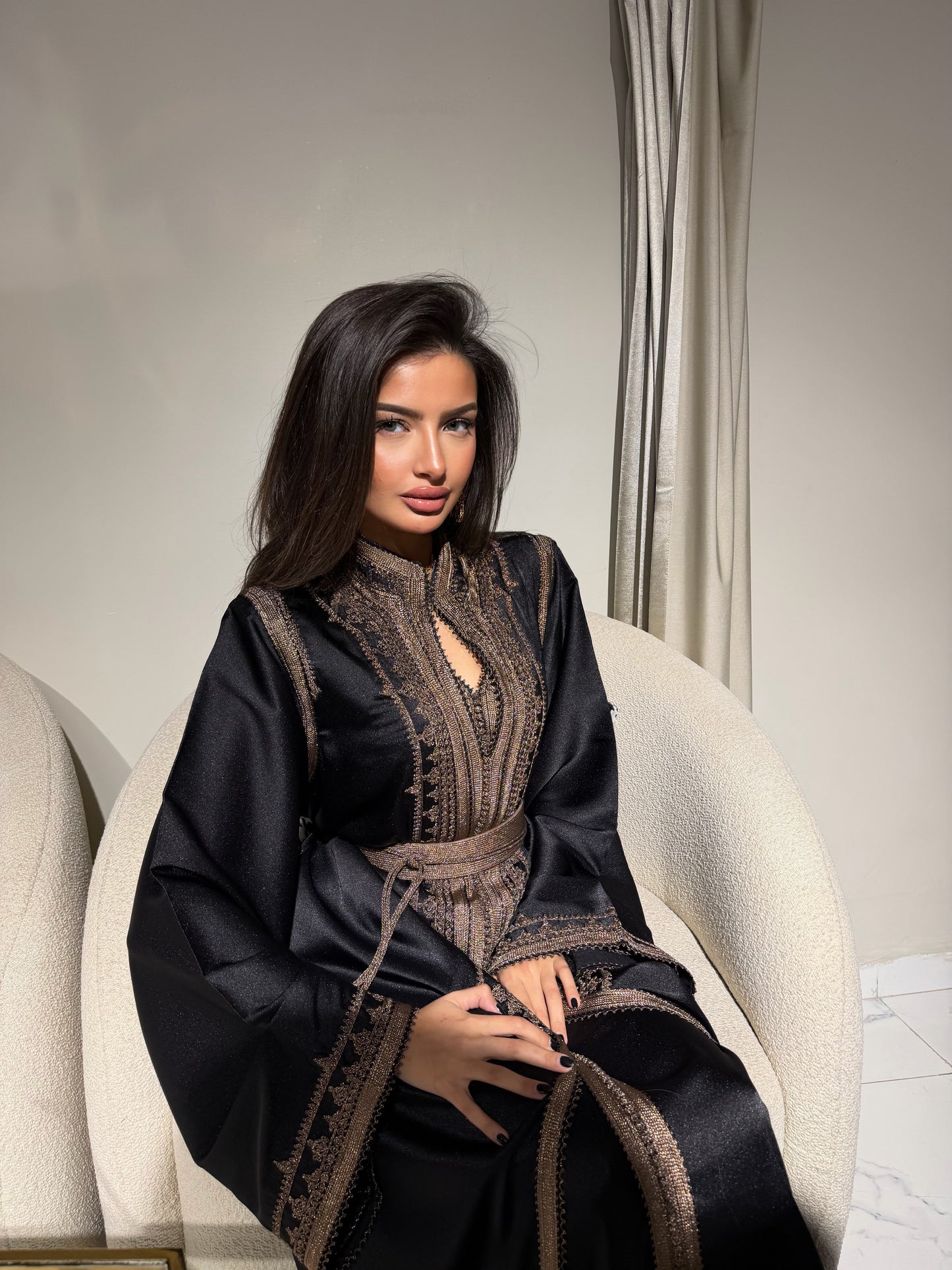 Takchita in Silk Drap Fabric