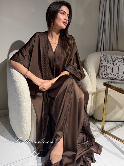 Two-Piece Silk Drap Kimono