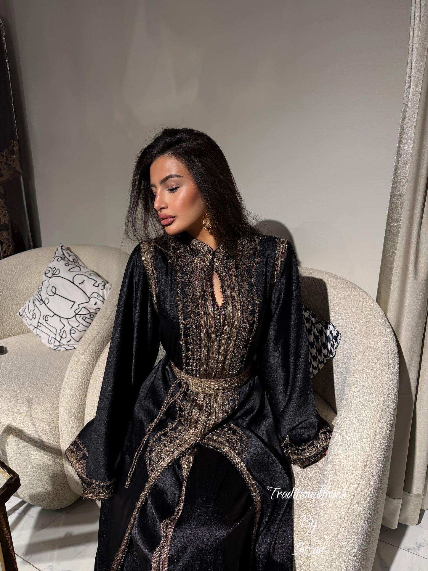 Takchita in Silk Drap Fabric